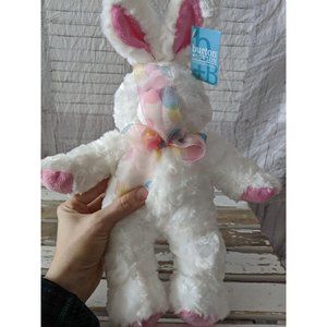 Burton Burton Rabbit White Bunny Pink Plush Stuffe